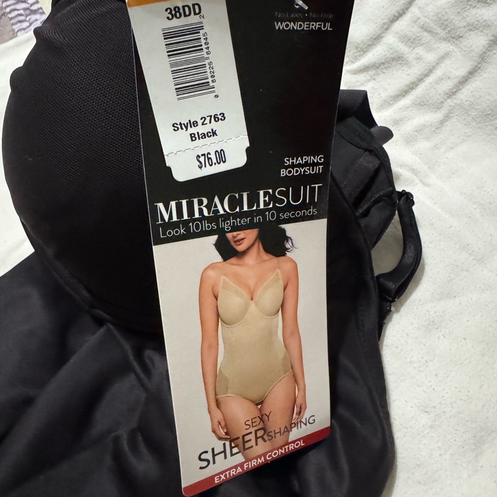 Miraclesuit Black Bodysuit Shapewear - Picture 3 of 3